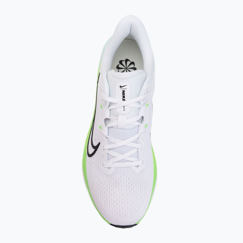 Încălțăminte de alergare pentru bărbați Nike Quest 6 white/green strike/glacier blue/black 5