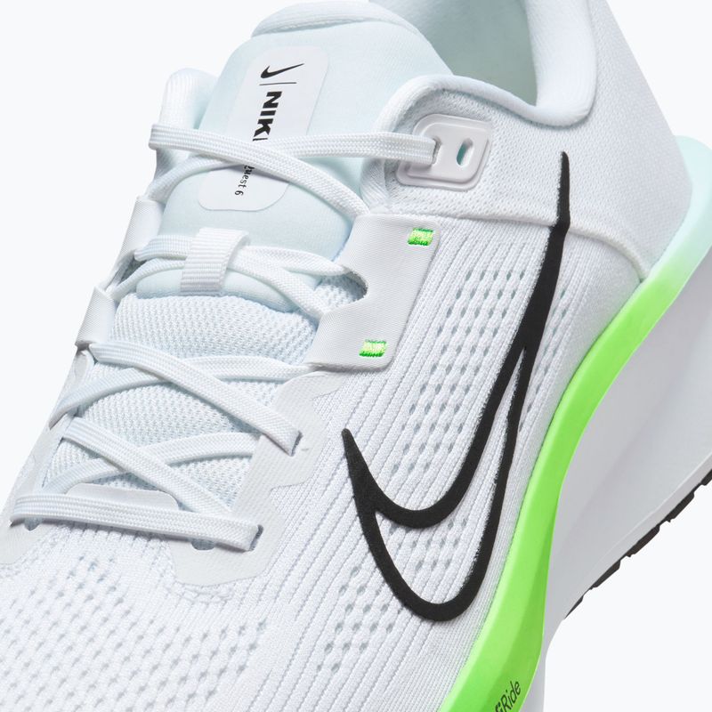 Încălțăminte de alergare pentru bărbați Nike Quest 6 white/green strike/glacier blue/black 8