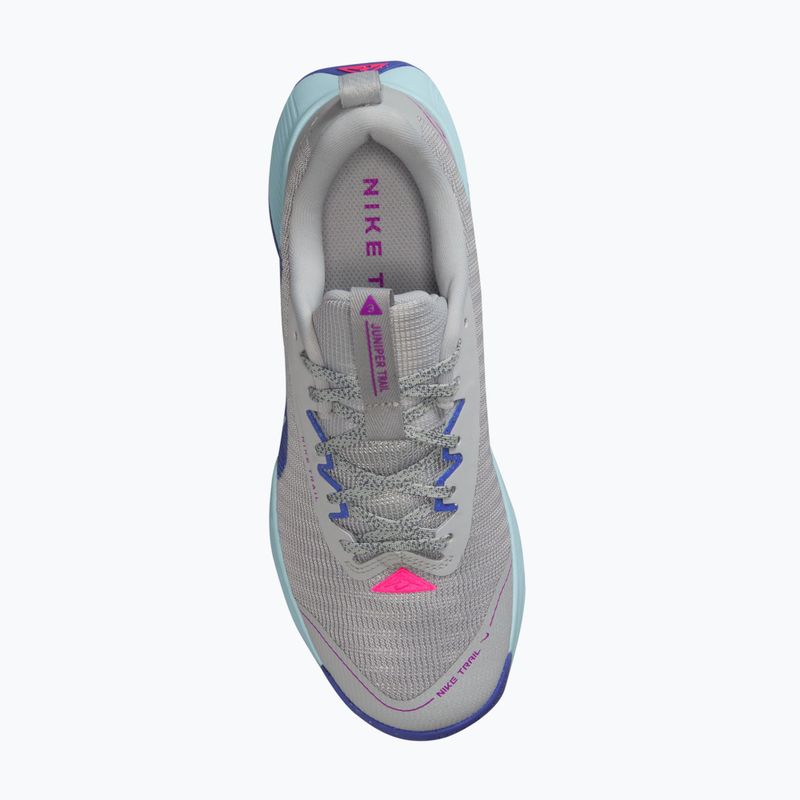 Încălțăminte de alergare pentru femei Nike Juniper Trail 3 grey fog/sapphire/glacier blue 6