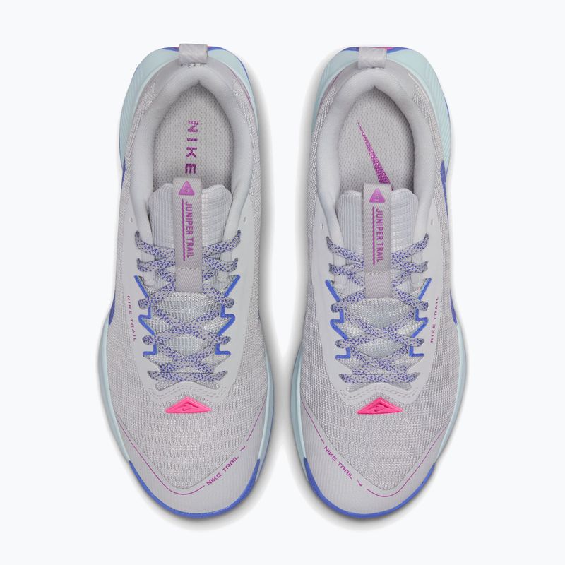 Încălțăminte de alergare pentru femei Nike Juniper Trail 3 grey fog/sapphire/glacier blue 7