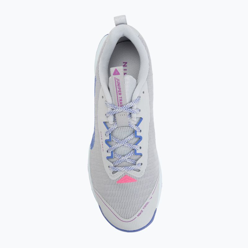 Încălțăminte de alergare pentru femei Nike Juniper Trail 3 grey fog/sapphire/glacier blue 5