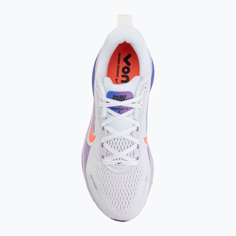 Încălțăminte de alergare pentru femei Nike Vomero 18 white/violet mist/sapphire/hot lava 5