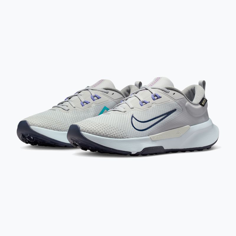 Încălțăminte de alergare pentru bărbați Nike Juniper Trail 2 GORE-TEX grey fog/sapphire/midnight navy 3