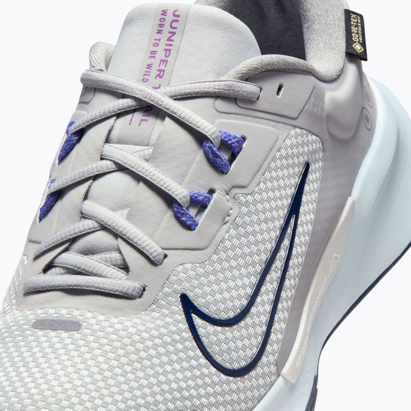 Încălțăminte de alergare pentru bărbați Nike Juniper Trail 2 GORE-TEX grey fog/sapphire/midnight navy 8