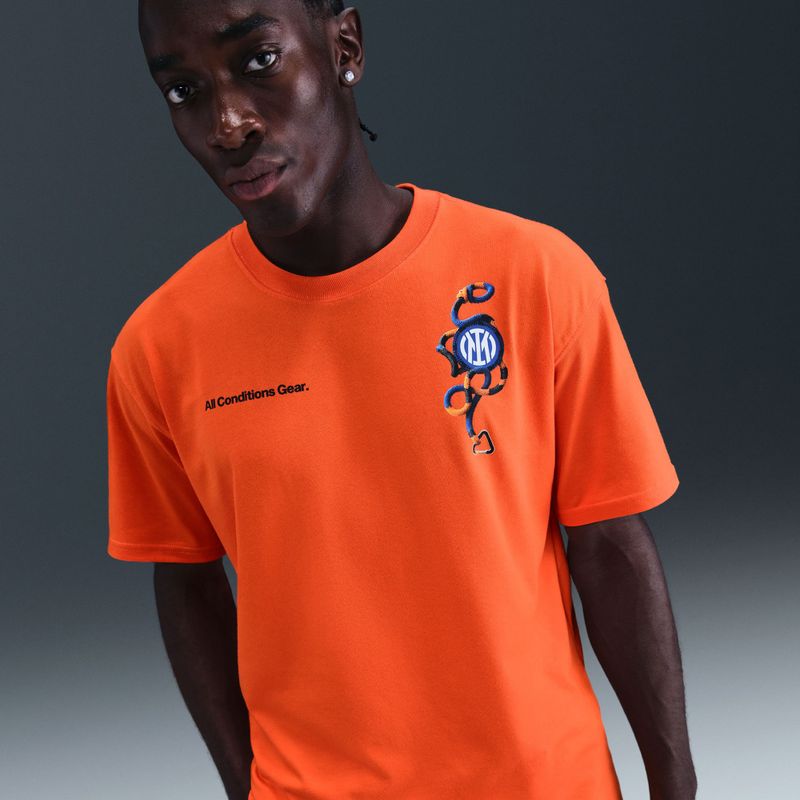Tricou de fotbal pentru bărbați Nike Inter Milan safety orange 6