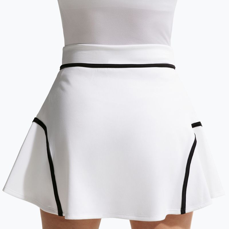 Fustă de tenis Nike Court Advantage Dri-Fit High Waisted white/black 6