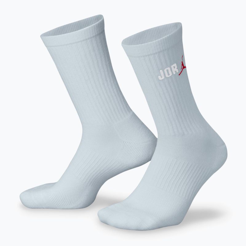Șosete Jordan Everyday Crew 1 pereche aura/white/university red
