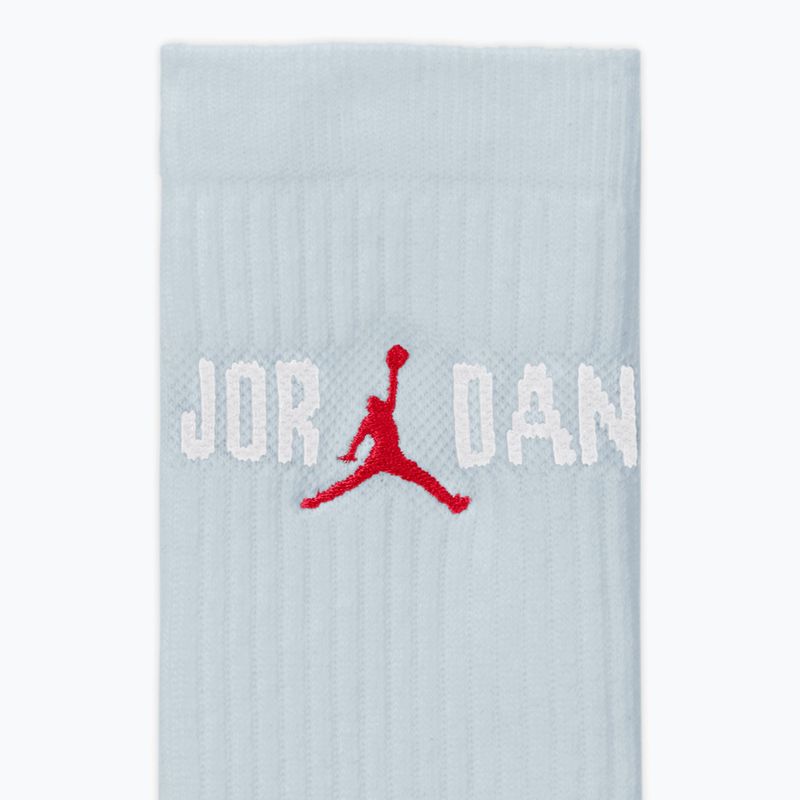Șosete Jordan Everyday Crew 1 pereche aura/white/university red 4