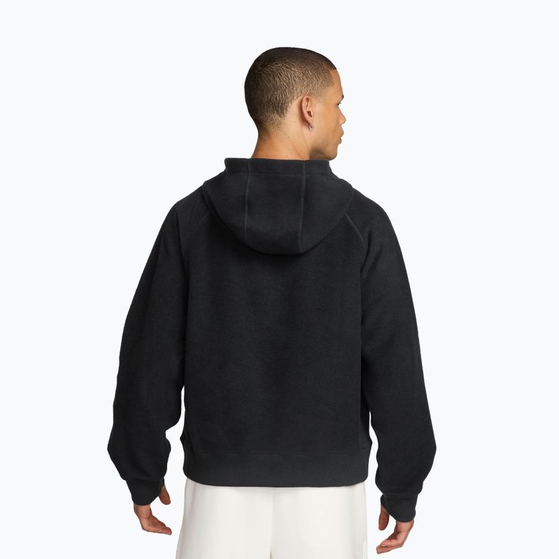 Bluză de antrenament pentru bărbați Nike Athletic Club Dri-Fit Hoodie black/black 2