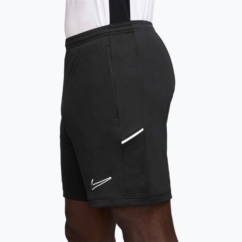 Pantaloni scurți de fotbal pentru bărbați Nike Dri-Fit Academy black/black/white 3