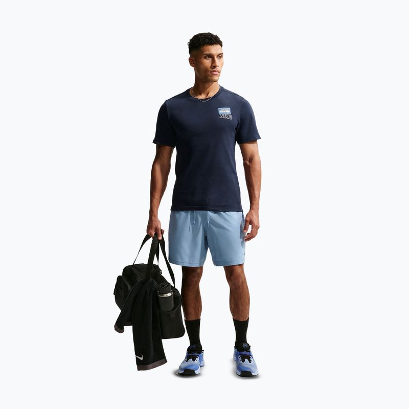 Pantaloni scurți de alergare pentru bărbați Nike Form Dri-FIT 7" Unlined Versatile Work Blue/Black 3