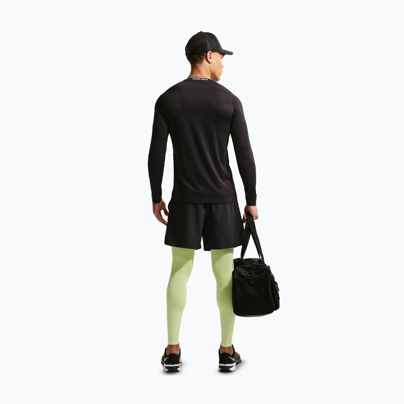 Colanți de antrenament pentru bărbați Nike Pro Dri-Fit Tight Fitness light liquid lime/black 3