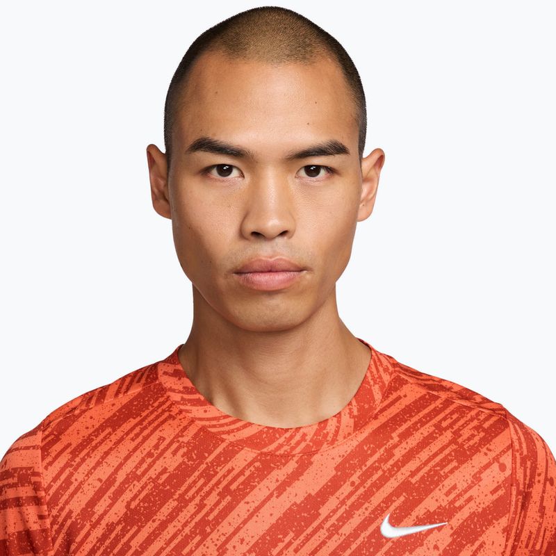 Tricou de tenis pentru bărbați Nike Court Dri-Fit Victory Print turf orange/white 3