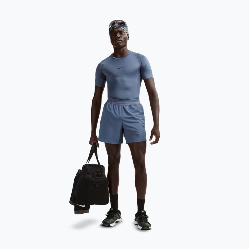 Pantaloni scurți pentru bărbați Nike Pro Training Dri-Fit 6" diffused blue/black 2