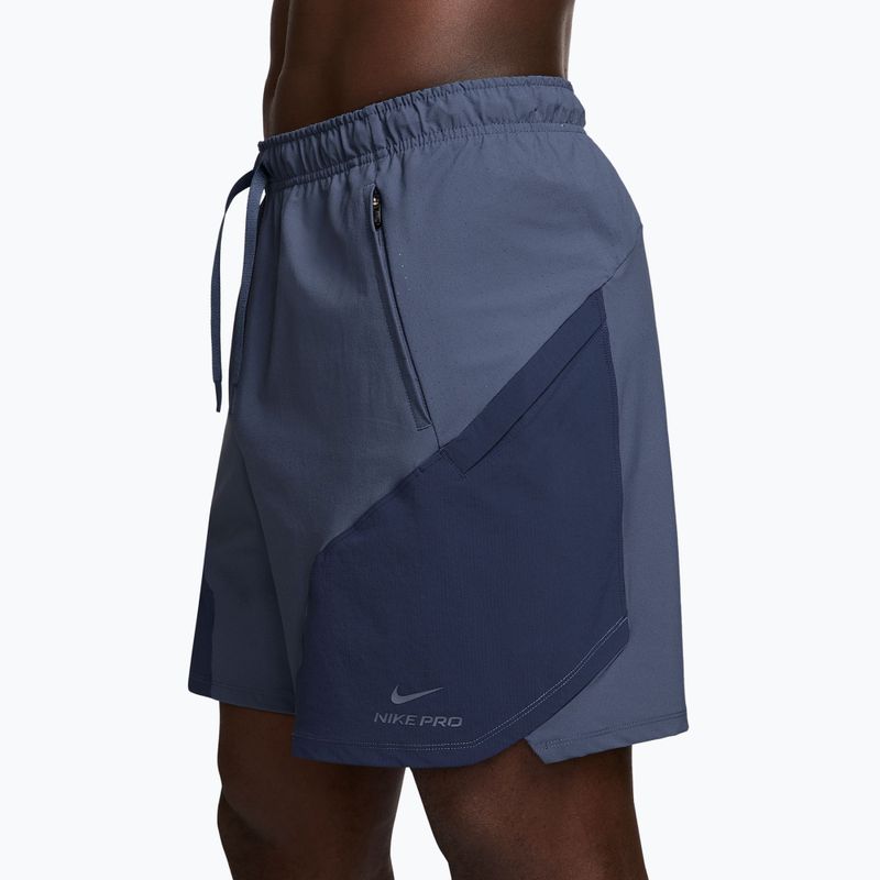 Pantaloni scurți pentru bărbați Nike Pro Training Dri-Fit 6" diffused blue/diffused blue 3