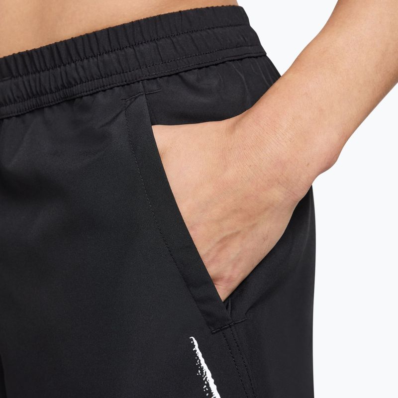 Pantaloni scurți de antrenament pentru bărbați Nike Form Dri-Fit GFX 7" black/white 4