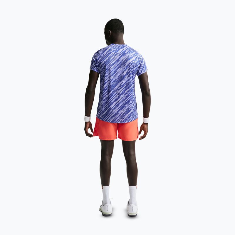 Pantaloni scurți de tenis pentru bărbați Nike Court Dri-Fit Victory 7" turf orange/white 4