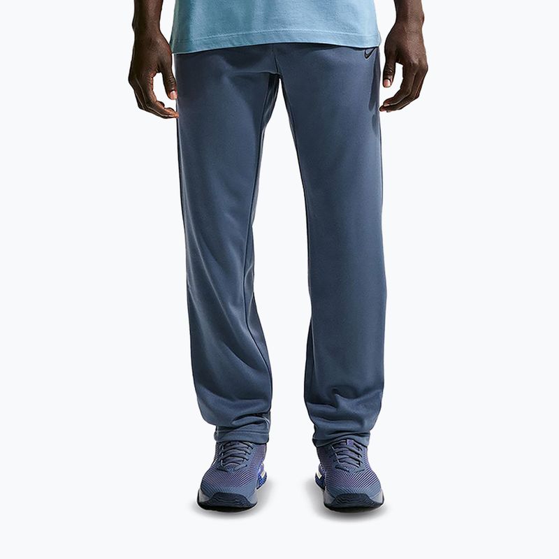Pantaloni de antrenament Nike Therma-FIT Open Hem diffused blue/diffused blue/black
