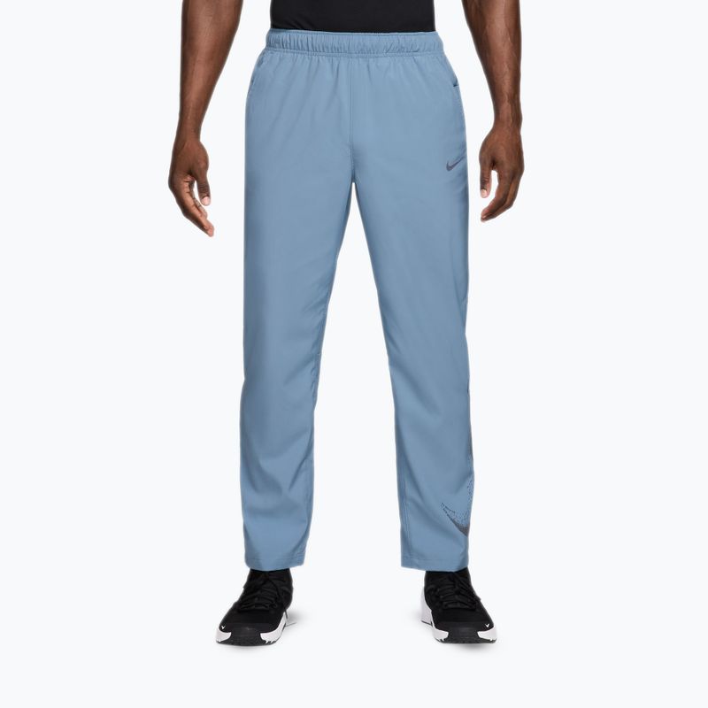 Pantaloni de antrenament pentru bărbați Nike Form Dri-Fit GFX Alt work blue