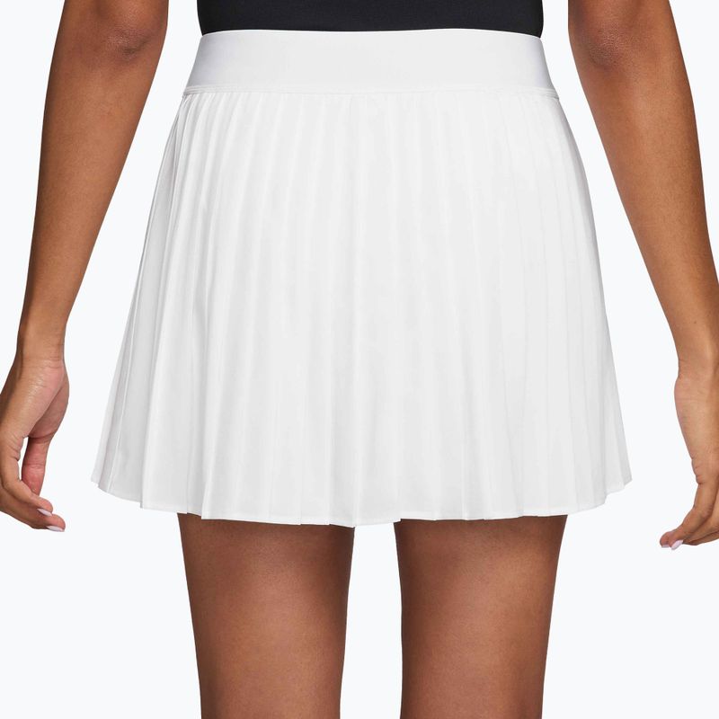 Fustă de tenis Nike Victory Dri-Fit High-Waisted Pleated white/black 2