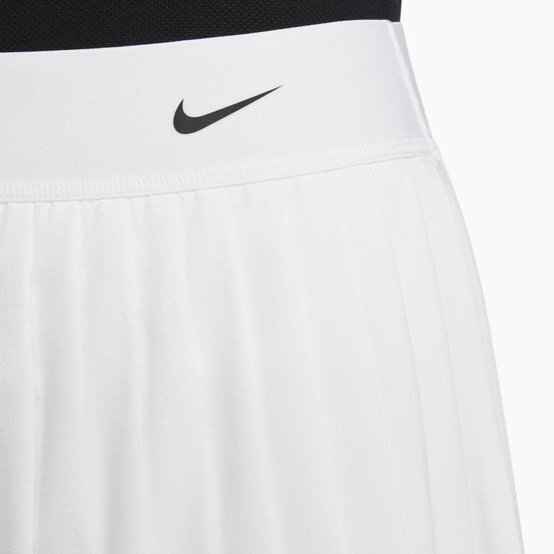 Fustă de tenis Nike Victory Dri-Fit High-Waisted Pleated white/black 4