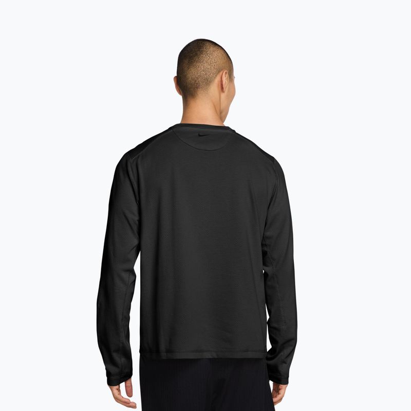 Longsleeve  pentru bărbați Nike Primary Athletic Club Dri-Fit black/dark smoke grey 2