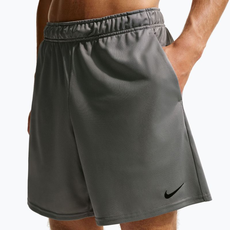 Pantaloni scurți de antrenament pentru bărbați Nike Flex smoke grey/black 3
