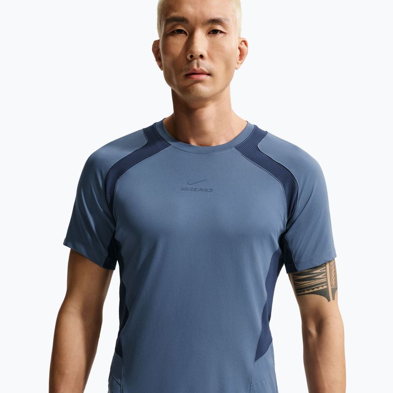 Tricou de antrenament pentru bărbați Nike Pro Training Dri-Fit diffused blue/diffused blue 4