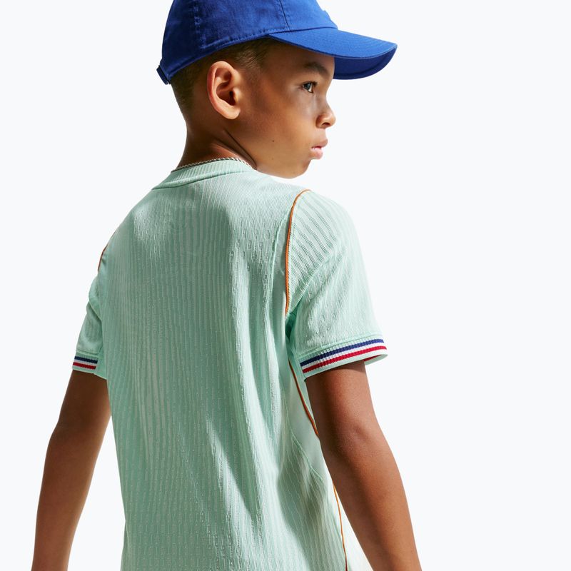 Tricou de fotbal pentru copii Nike FFF 2026/27 Match Away igloo/monarch/monarch 10