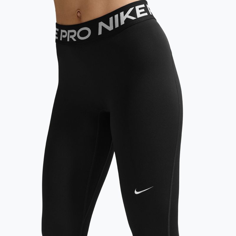 Colanți pentru femei Nike Pro Mid-Rise Full black/white 5