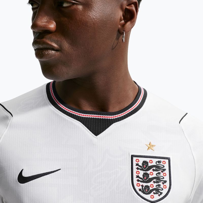 Tricou de fotbal pentru bărbați Nike England 2026 Stadium Home white/speed red/obsidian/obsidian 5