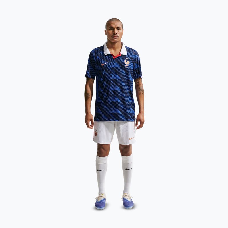 Pantaloni scurți de fotbal pentru bărbați Nike FFF 2026/27 Match Home white/metallic copper 2