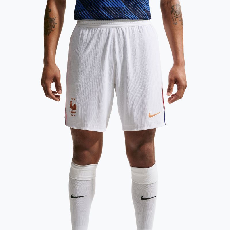 Pantaloni scurți de fotbal pentru bărbați Nike FFF 2026/27 Match Home white/metallic copper 5