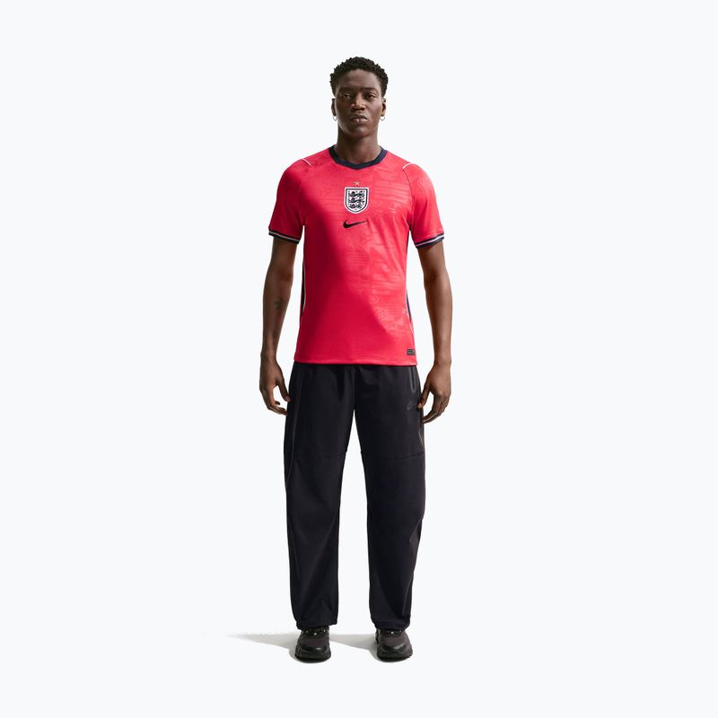 Tricou de fotbal pentru bărbați Nike England 2026 Stadium Away speed red/obsidian/white/obsidian 2