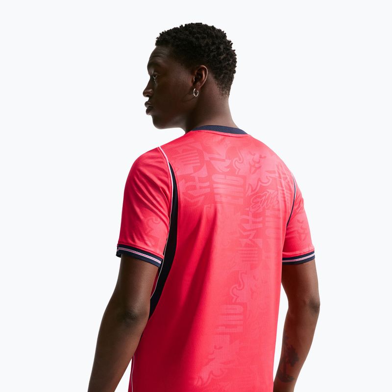 Tricou de fotbal pentru bărbați Nike England 2026 Stadium Away speed red/obsidian/white/obsidian 6
