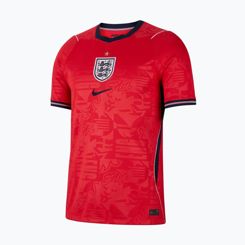 Tricou de fotbal pentru bărbați Nike England 2026 Stadium Away speed red/obsidian/white/obsidian 7