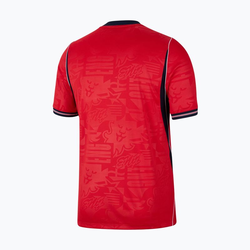 Tricou de fotbal pentru bărbați Nike England 2026 Stadium Away speed red/obsidian/white/obsidian 8