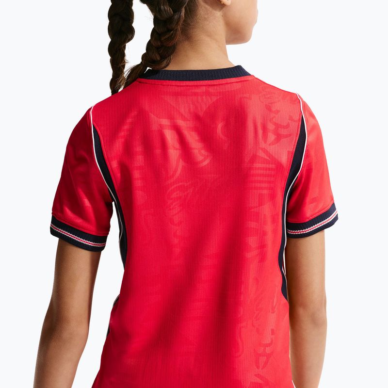 Tricou de fotbal pentru copii Nike England 2026 Stadium Away speed red/obsidian/white/obsidian 9