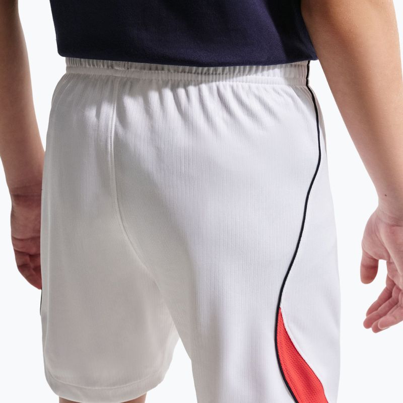 Pantaloni scurți de fotbal pentru copii Nike England 2026 Stadium Home white/speed red/obsidian/obsidian 5