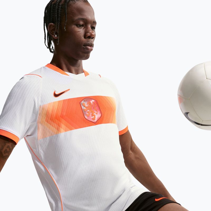 Tricou de fotbal pentru bărbați Nike Netherlands 2026/27 Away Match white/hyper crimson/black 5