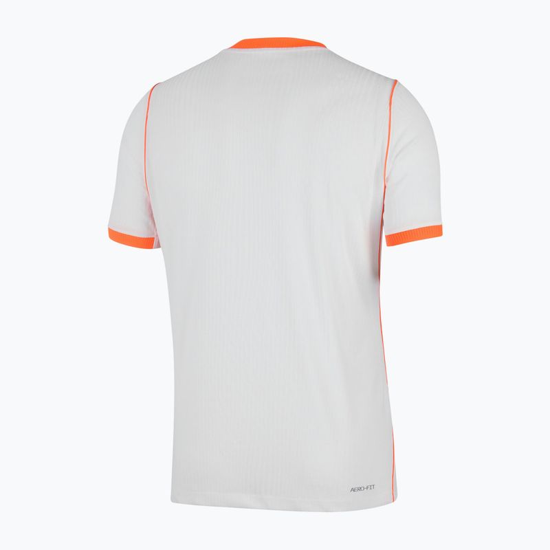 Tricou de fotbal pentru bărbați Nike Netherlands 2026/27 Away Match white/hyper crimson/black 8