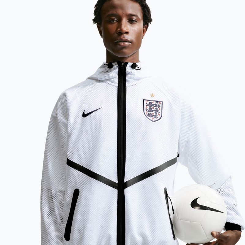Geacă de fotbal pentru bărbați Nike England Dri-Fit Soccer Anthem white/black/obsidian 4