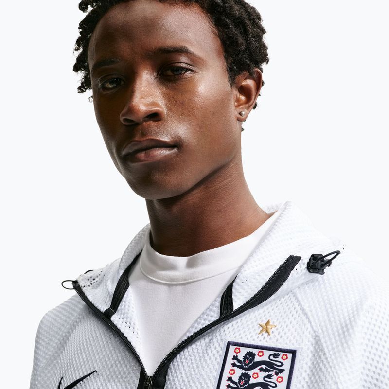 Geacă de fotbal pentru bărbați Nike England Dri-Fit Soccer Anthem white/black/obsidian 5