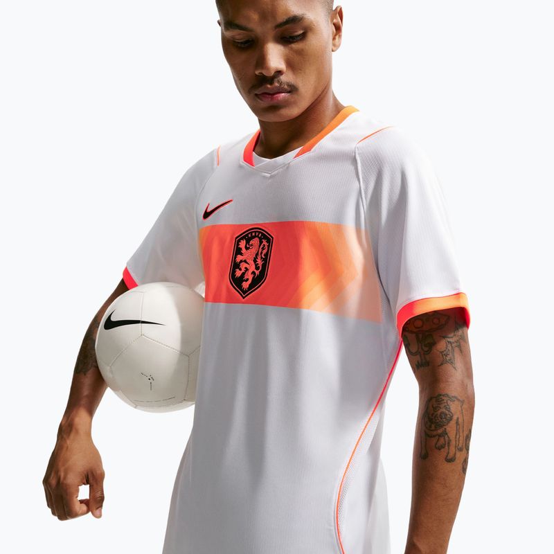 Tricou de fotbal pentru bărbați Nike Netherlands 2026 Stadium Away white/hyper crimson/black 5