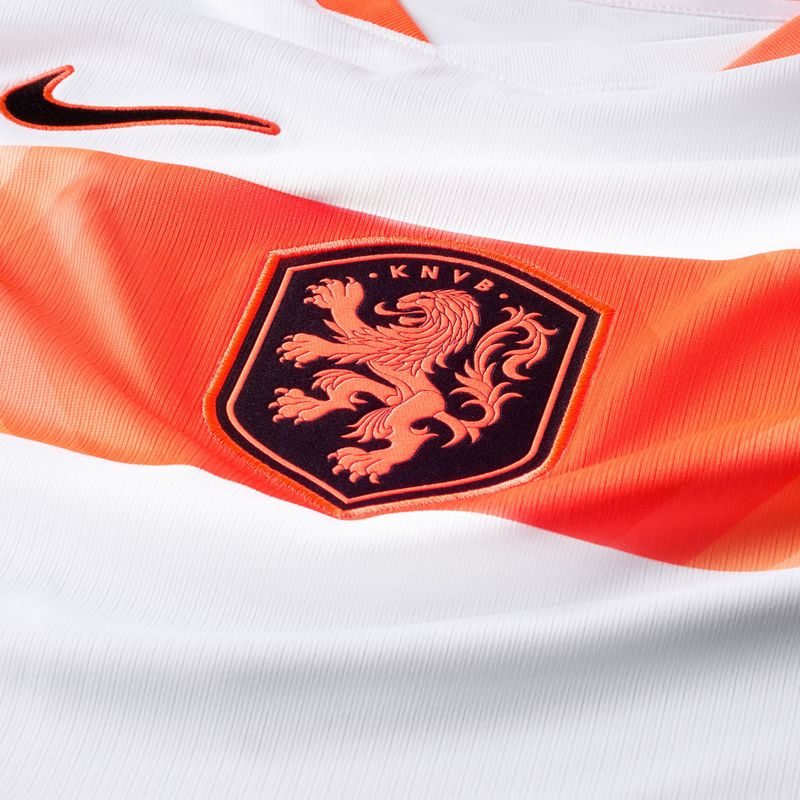 Tricou de fotbal pentru bărbați Nike Netherlands 2026 Stadium Away white/hyper crimson/black 9