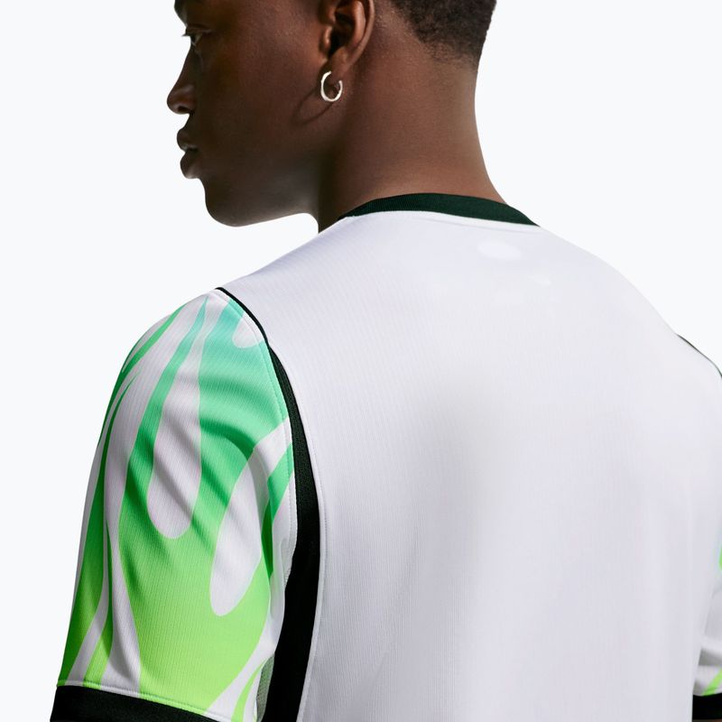 Tricou de fotbal pentru bărbați Nike Nigeria 2026 Stadium Away white/green glow/black 6