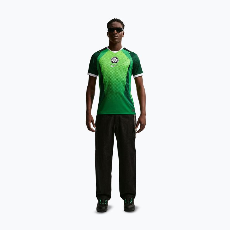 Tricou de fotbal pentru bărbați Nike Nigeria 2026 Stadium Home pine green/electric green/white 2