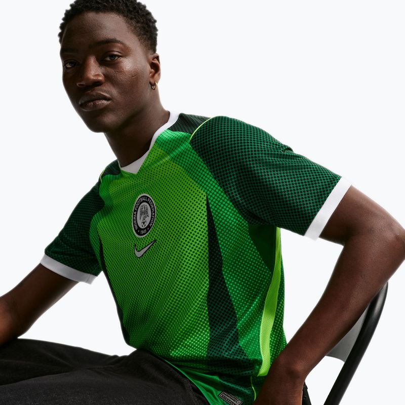Tricou de fotbal pentru bărbați Nike Nigeria 2026 Stadium Home pine green/electric green/white 5