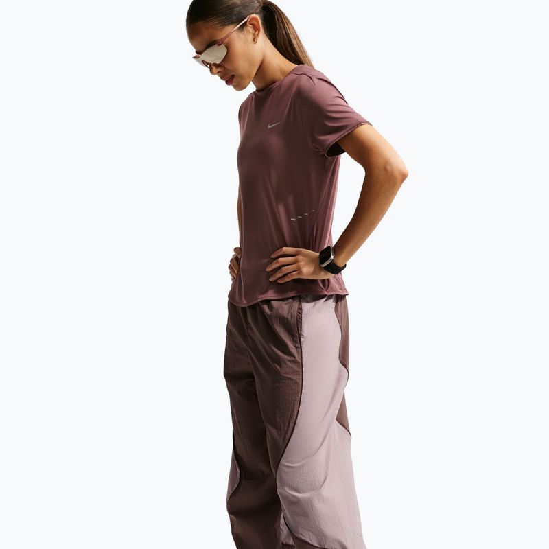 Pantaloni de alergare pentru femei Nike Swift UV Repel Mid-Rise tattoo/light violet ore 6