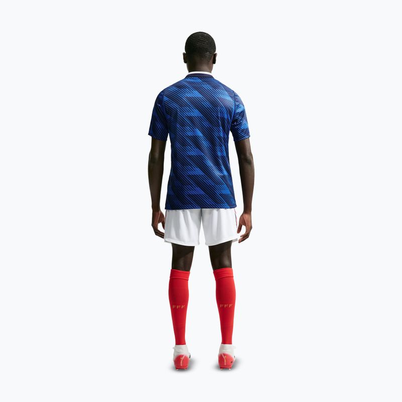 Pantaloni scurți de fotbal pentru bărbați Nike FFF 2026 Stadium Home Soccer Replica white/metallic copper 3